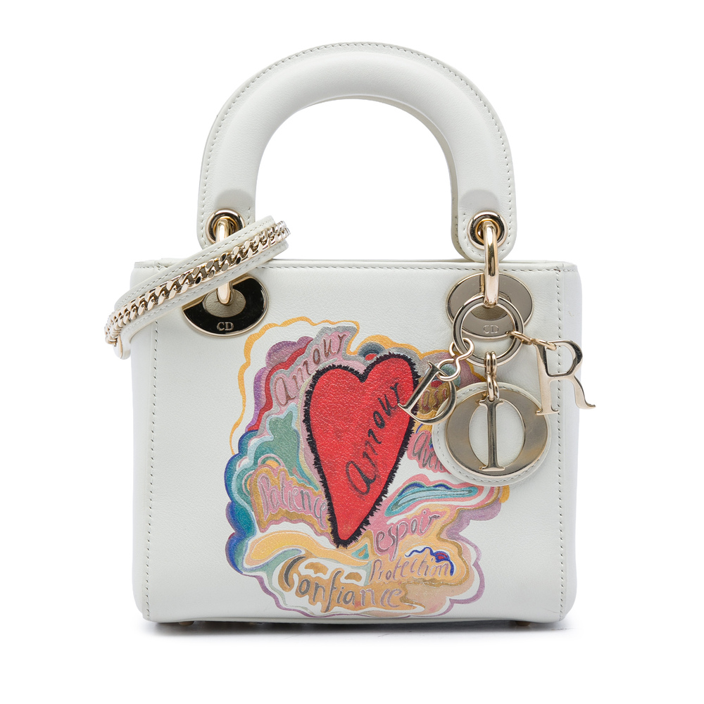Pre-Loved Dior DiorAmour Niki De Saint Phalle Mini Calfskin Lady Dior - Picture 1 of 5